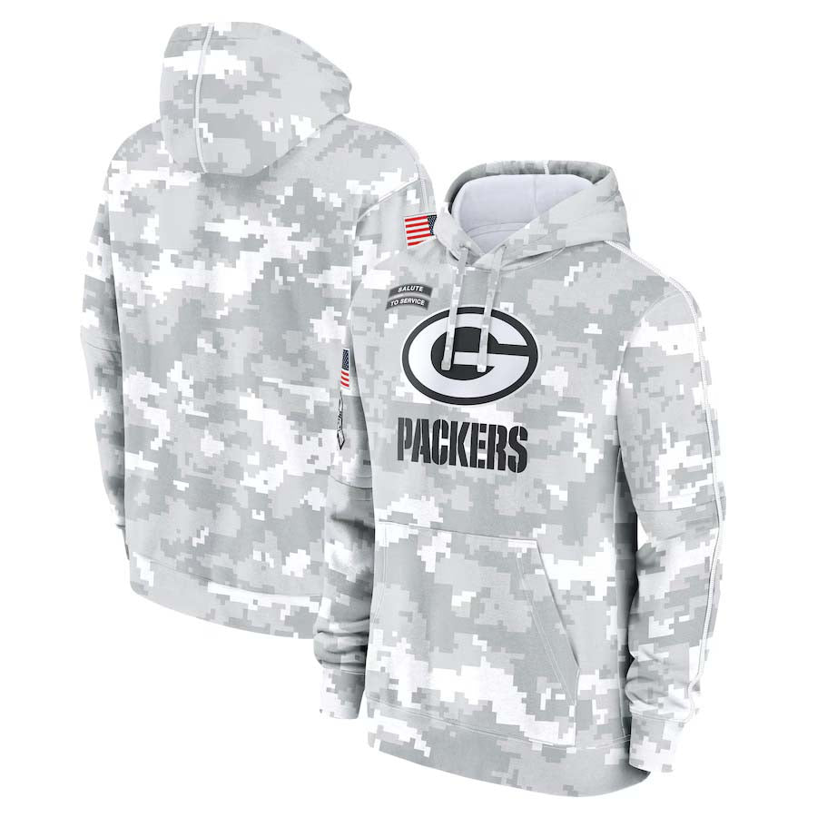 GB.Packers 2024 Salute To Service Club Pullover Hoodie Cheap sale Birthday and Christmas gifts Stitched American Football Jerseys