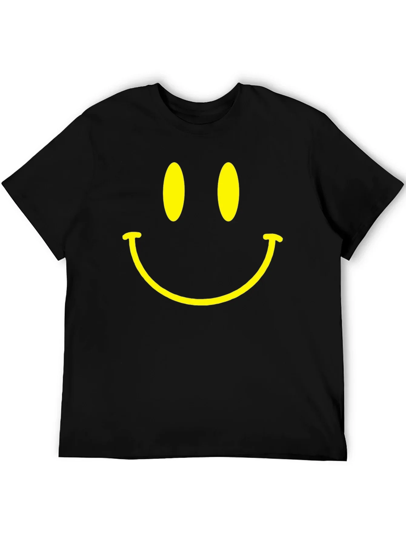Smiley Face Graphic T-Shirt - Classic Happy Design