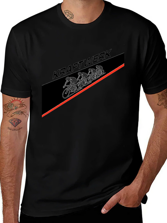 Kraftwerk Cycling Team T-Shirt - Black Graphic Tee