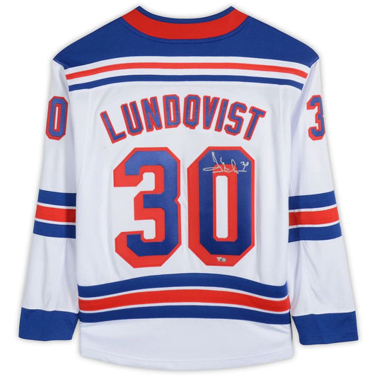 NY.Rangers #30 Henrik Lundqvist   Breakaway Jersey White Stitched American Hockey Jerseys