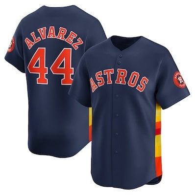 Houston Astros #44 Yordan Alvarez Alternate Limited Player Jersey ?Navy Stitched Baseball Jersey