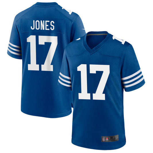 IN.Colts #17 Daniel Jones Player Royal Limited Game Football Jerseys