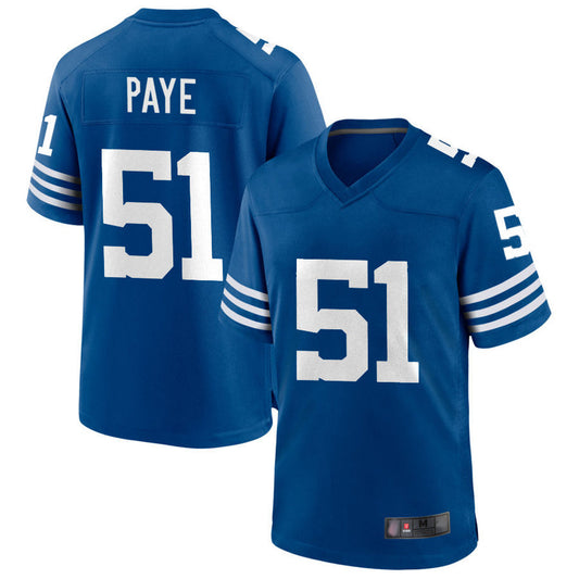 IN.Colts #51 Kwity Paye Player Royal Limited Game Football Jerseys