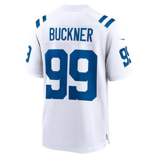 IN.Colts #99 DeForest Buckner Player White Home Game Football Jerseys
