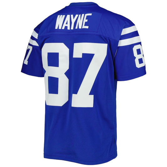 IN.Colts #87 Reggie Wayne  Legacy Replica Player Jersey - Royal Stitched American Football Jerseys