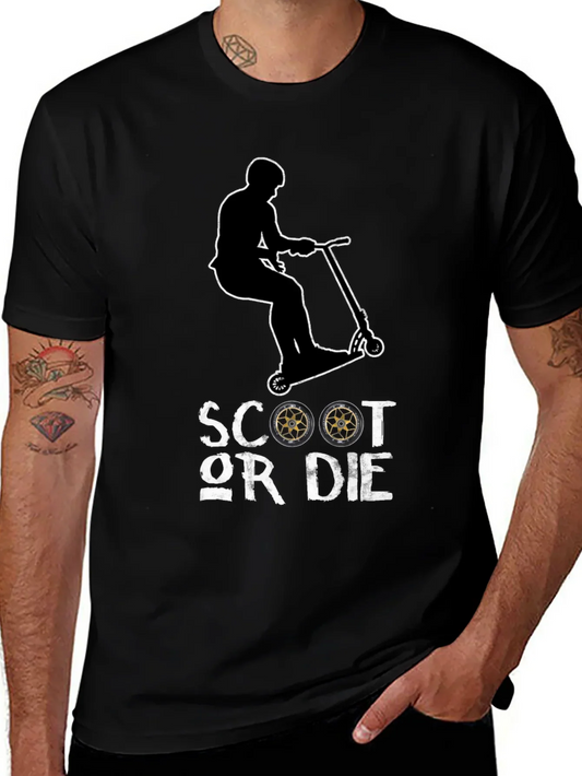Scoot Or Die Graphic T-Shirt