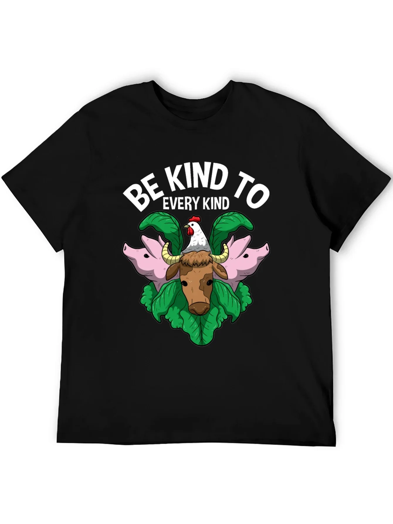 Be Kind to Every Kind Animal Graphic T-Shirt