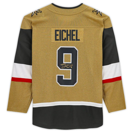 V.Golden Knights #9 Jack Eichel   Alternate Breakaway Jersey Gold Stitched American Hockey Jerseys