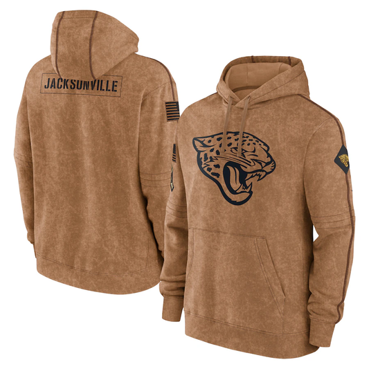 J.Jaguars 2023 Salute To Service Club Pullover Hoodie Cheap sale Birthday and Christmas gifts Stitched American Football Jerseys
