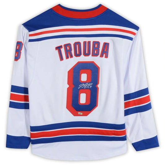 NY.Rangers #8 Jacob Trouba   Breakaway Jersey White Stitched American Hockey Jerseys