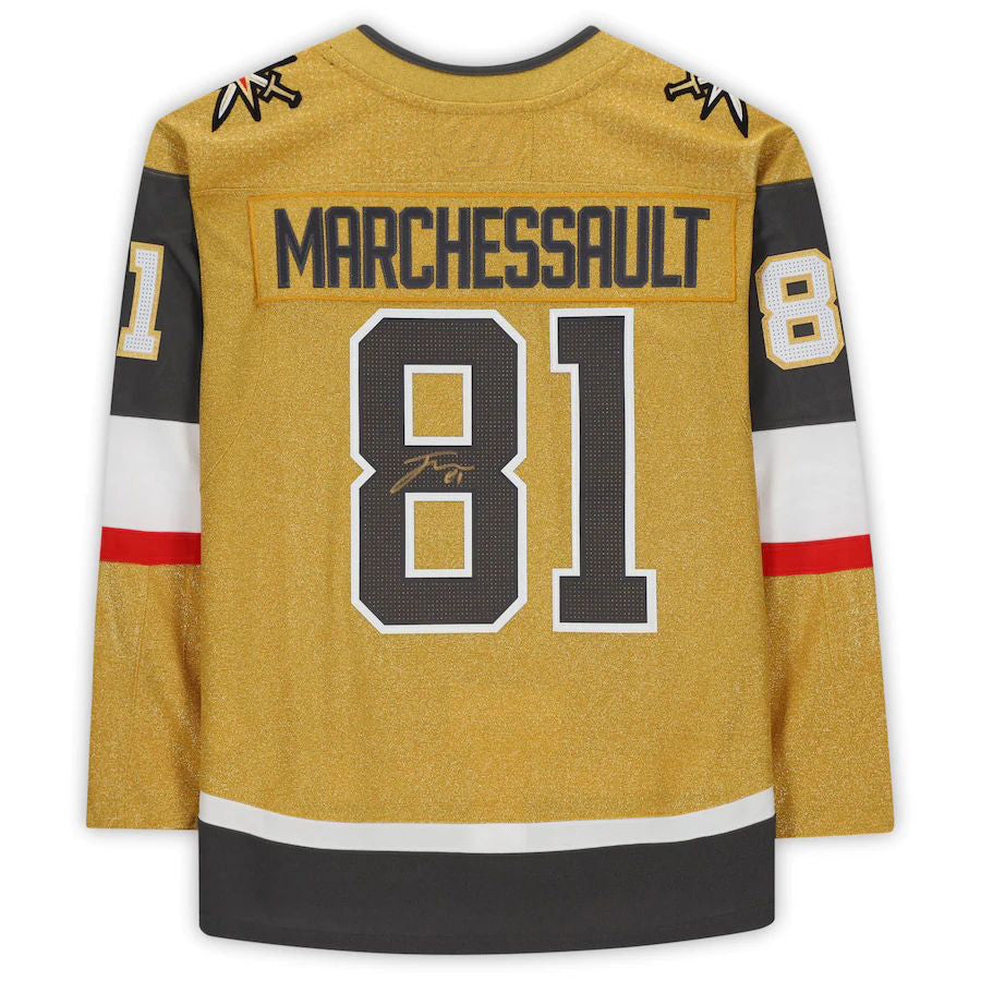 V.Golden Knights #81 Jonathan Marchessault   Gold Alternate Jersey Hockey Jerseys
