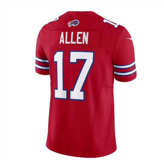 B.Bills #17 Josh Allen Red Vapor F.U.S.E. Limited Jersey ｿｽ?Home American Football Jerseys