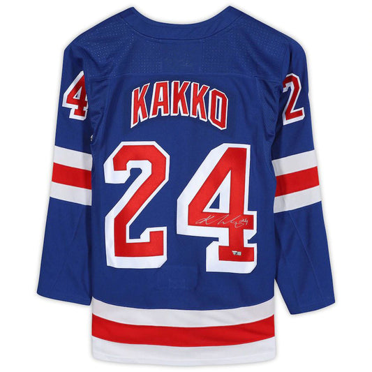 NY.Rangers #24 Kaapo Kakko   Jersey Blue Stitched American Hockey Jerseys