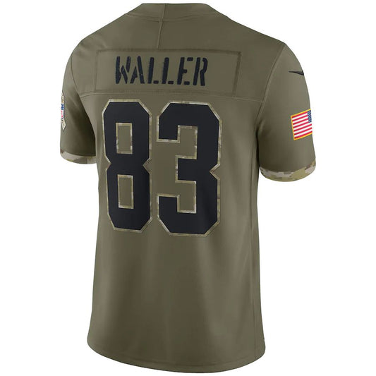 L.Raiders #83 Darren Waller Olive 2022 Salute To Service Limited Jersey Stitched American Football Jerseys