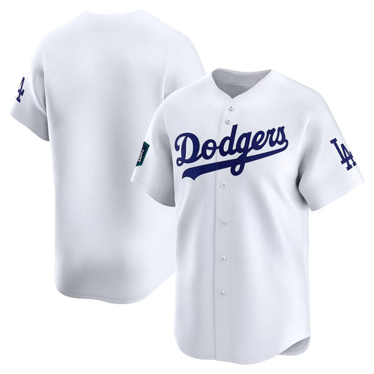 Los Angeles Dodgers 2024 World Tour Seoul Series Home Limited Jersey C White Stitches Baseball Jerseys