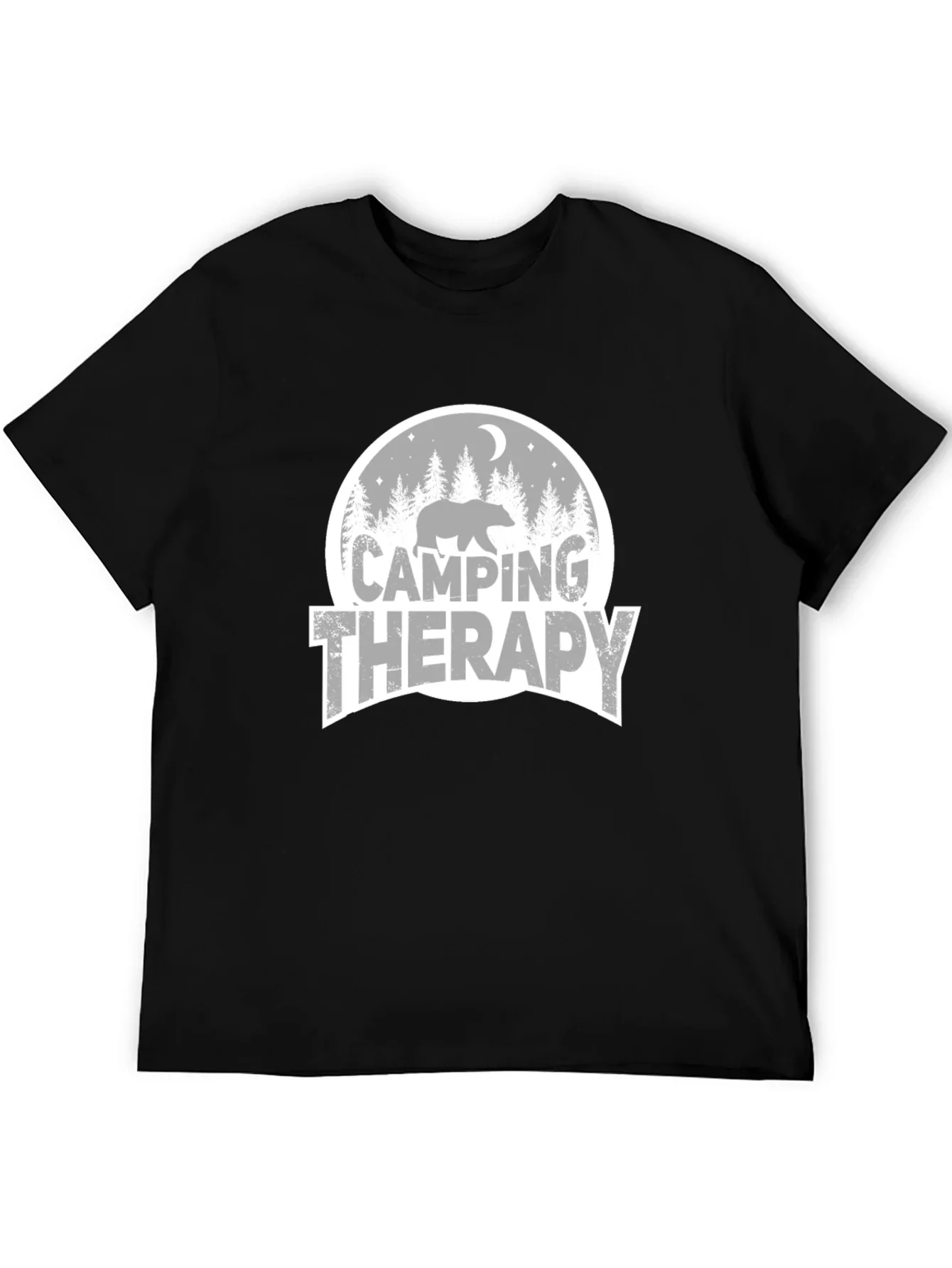 Camping Therapy Graphic T-Shirt