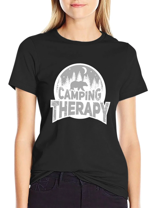 Camping Therapy Graphic T-Shirt