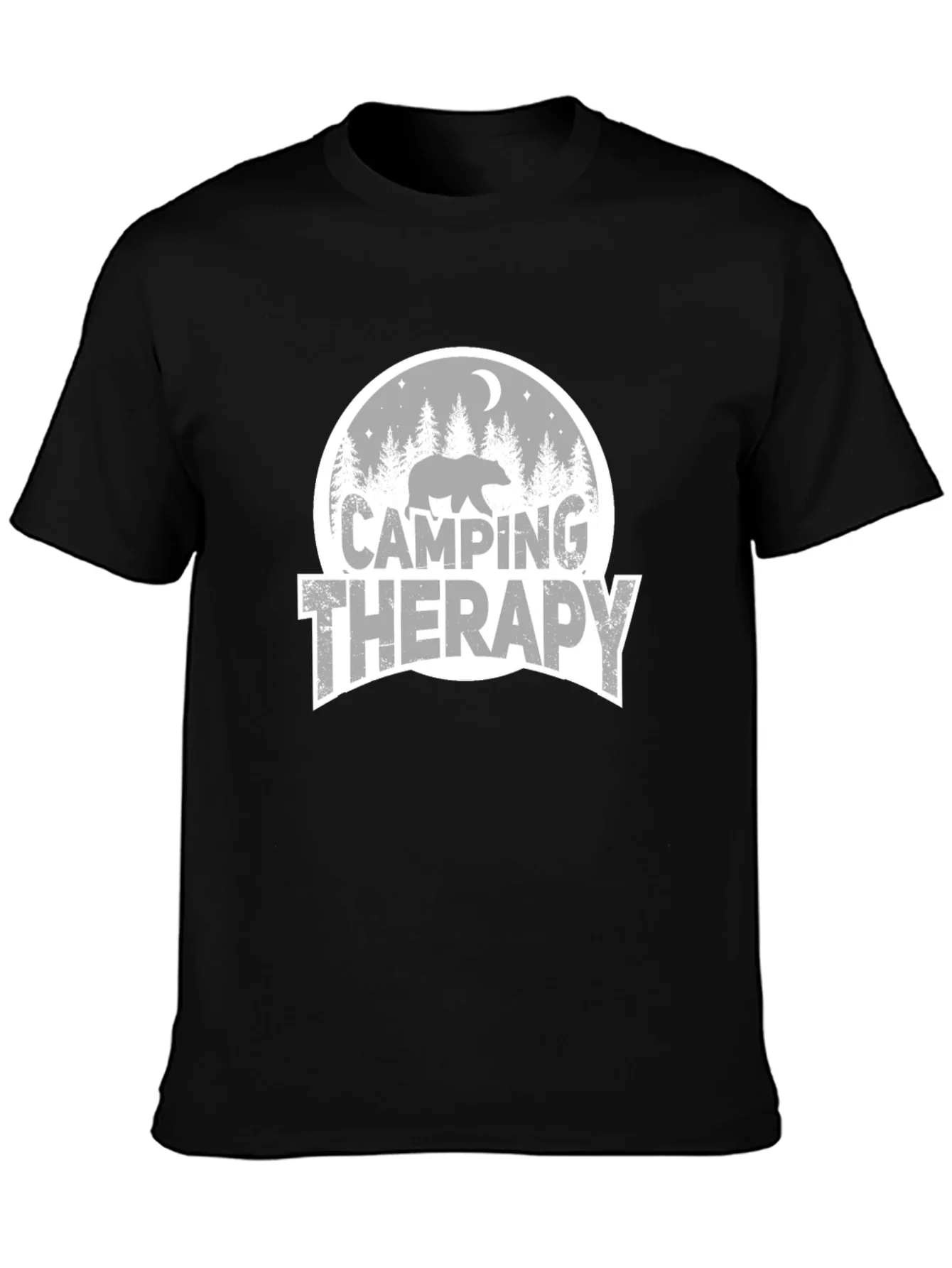 Camping Therapy Graphic T-Shirt