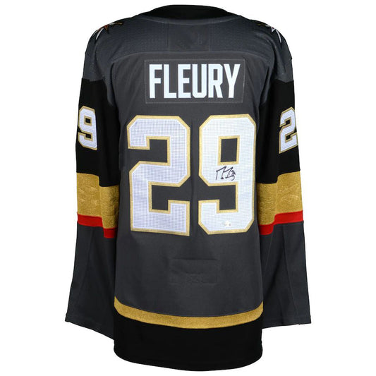 V.Golden Knights #29 Marc-Andre Fleury   Black Gray Stitched American Hockey Jerseys