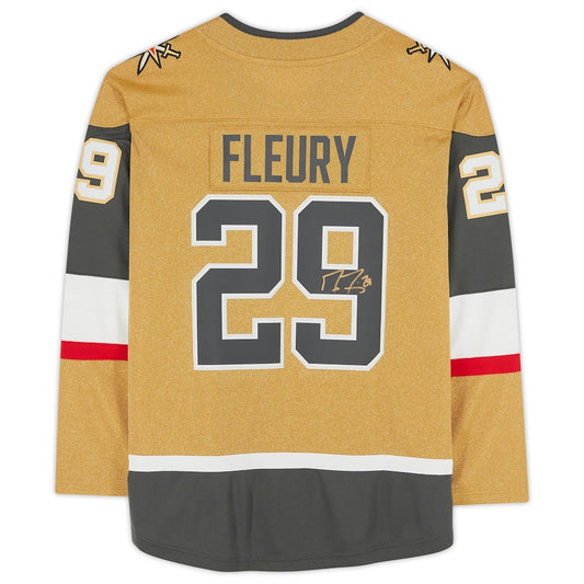 V.Golden Knights #29 Marc-Andre Fleury   Gold Alternate Breakaway Jersey Stitched American Hockey Jerseys