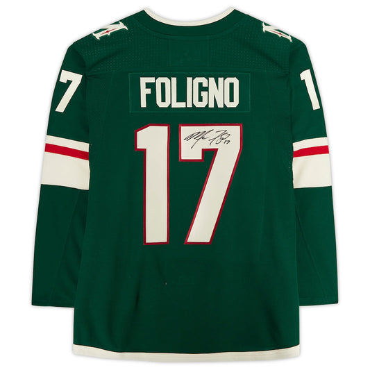 M.Wild #17 Marcus Foligno   Jersey Green Stitched American Hockey Jerseys