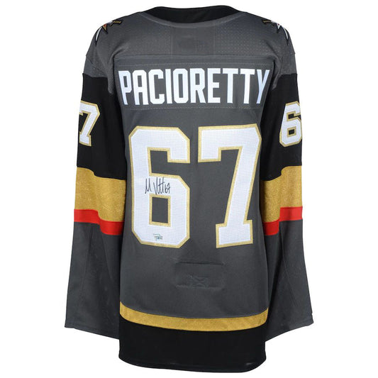 V.Golden Knights #67 Max Pacioretty   Black Gray Hockey Jerseys
