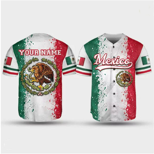 Mexico 2023 World Baseball Classic Baseball Jersey C White Stitches Baseball Jerseys