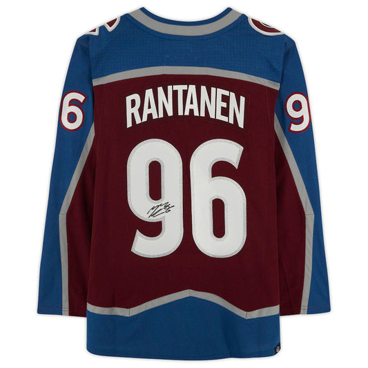 C.Avalanche #96 Mikko Rantanen   Jersey Burgundy Stitched American Hockey Jerseys