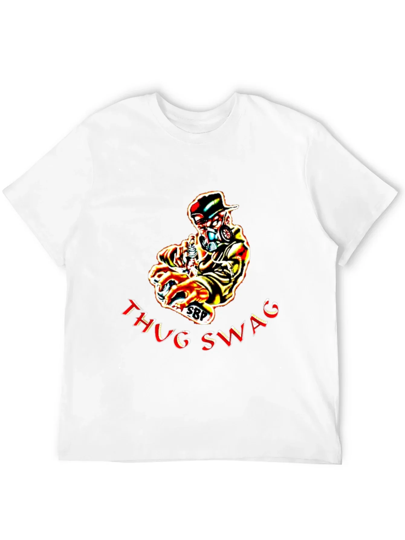 Thug Swag Black Graphic T-Shirt