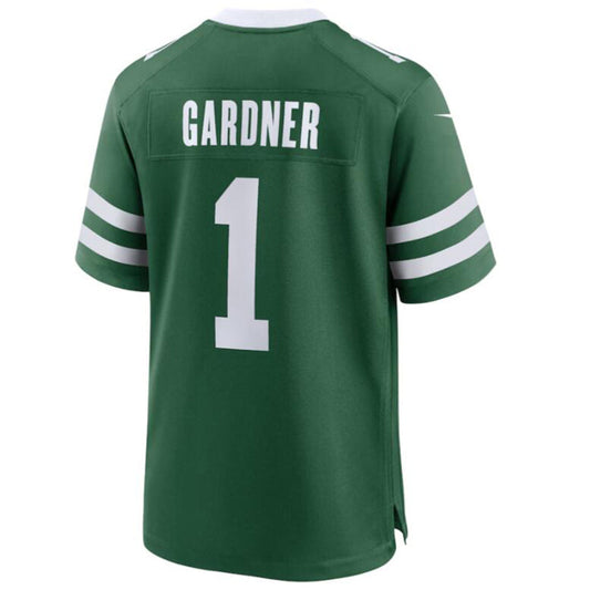 #1 Ahmad Sauce Gardner Player NY.Jets Legacy Green Game Football Jerseys