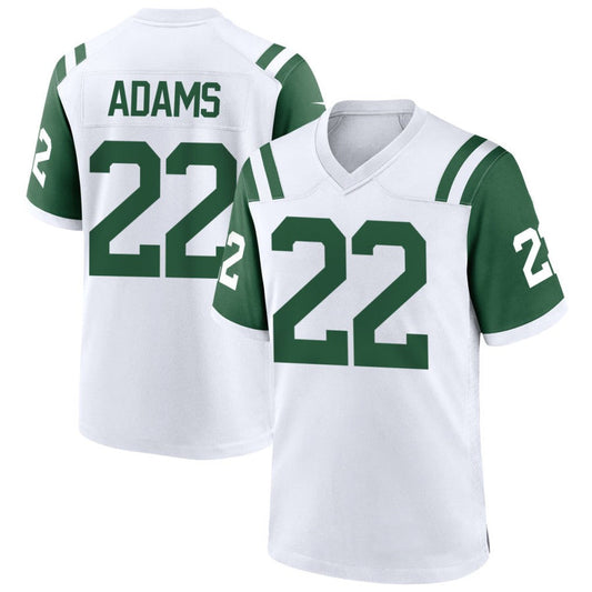 NY.Jets #22 Tony Adams Player White Classic Alternate Game Football Jerseys