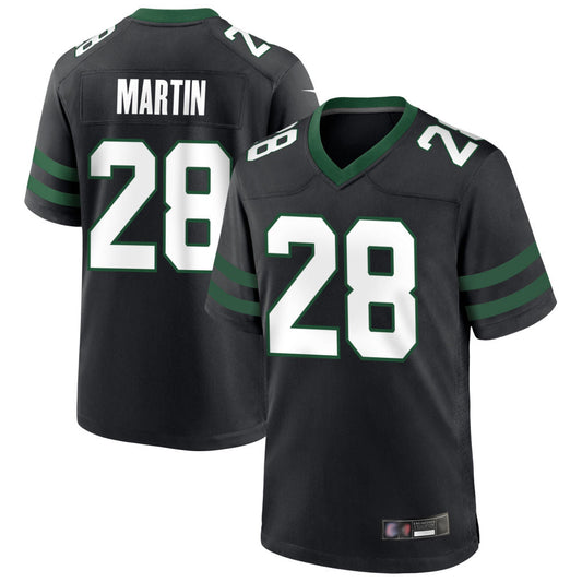 NY.Jets #28 Curtis Martin Player Black Home Game Football Jerseys