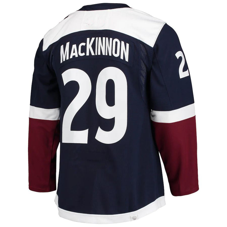 C.Avalanche #29 Nathan MacKinnon Alternate Primegreen  Pro Player Jersey Stitched American Hockey Jerseys