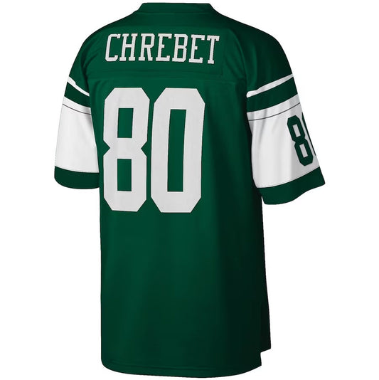 New York Jets #80 Wayne Chrebet  Legacy Replica Jersey - Green American Football Jerseys