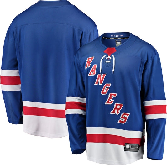 NY.Rangers Breakaway Home Jerse Blue Stitched American Hockey Jerseys