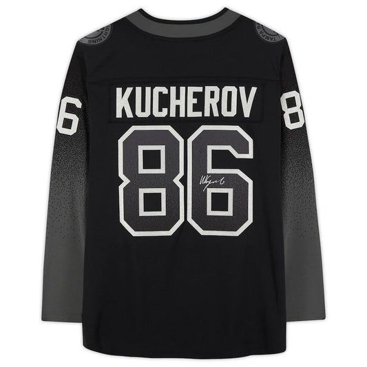 TB.Lightning #86 Nikita Kucherov   Breakaway Alternate Jersey Black Stitched American Hockey Jerseys