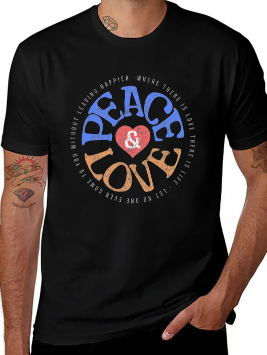 Peace Love Graphic T-Shirt