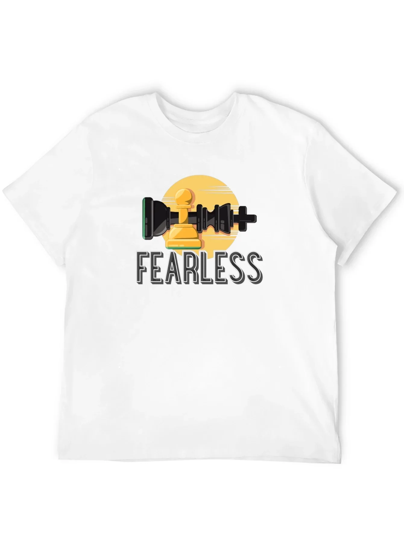 Fearless Chess Pawn Graphic T-Shirt