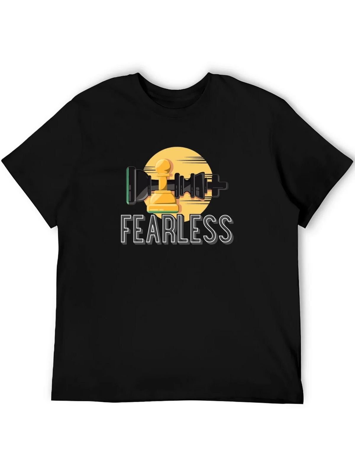 Fearless Chess Pawn Graphic T-Shirt