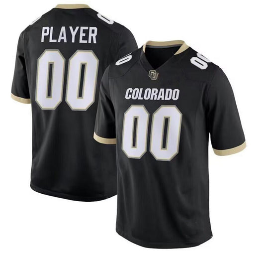 Custom C.Buffaloes Original Retro Brand NIL Football Player Jersey C Black Stitched American College Jerseys