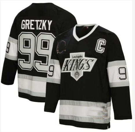 LA.Kings #99 Wayne Gretzky  BlACK Reebok Premier Jersey Stitched American Hockey Jerseys
