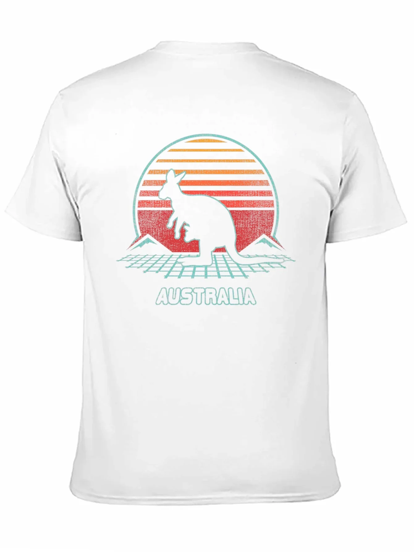 Retro Australia Kangaroo Graphic T-Shirt