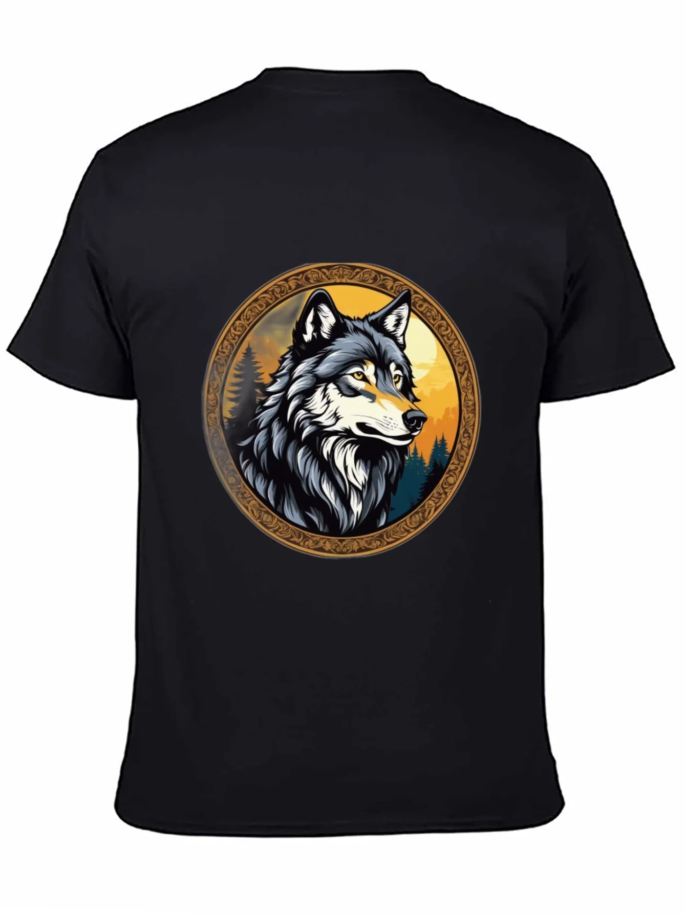 Wolf Graphic Tee - Wildlife Design