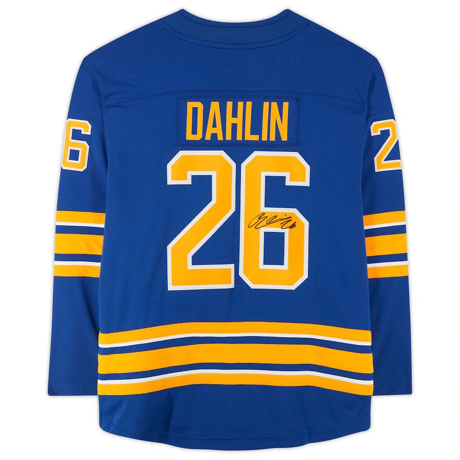 B.Sabres #26 Rasmus Dahlin   Royal Blue Breakaway Jersey Stitched American Hockey Jerseys