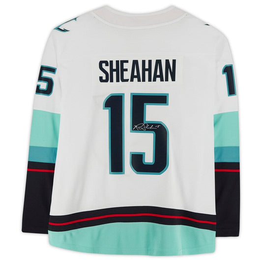 S.Kraken #15 Riley Sheahan   Breakaway Jersey with Inaugural Season Jersey Patch Stitched American Hockey Jerseys