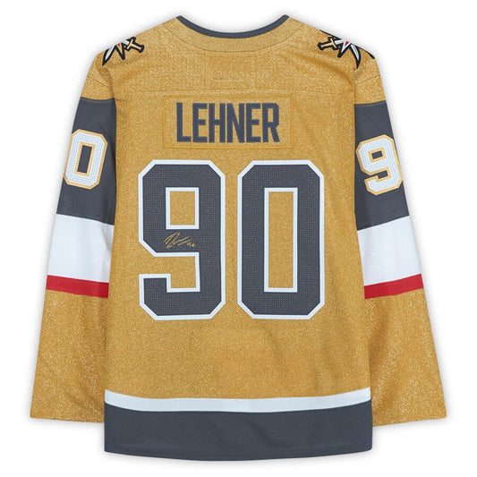 V.Golden Knights #90 Robin Lehner   Gold Alternate  Jersey Hockey Jerseys