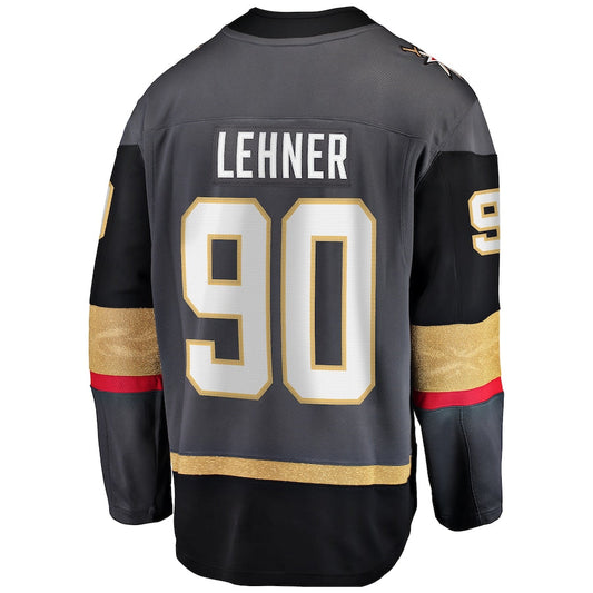 V.Golden Knights #90 Robin Lehner Breakaway Alternate Player Jersey Gray Hockey Jerseys