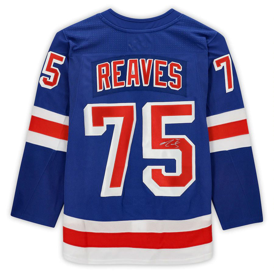 NY.Rangers #75 Ryan Reaves   Blue Stitched American Hockey Jerseys