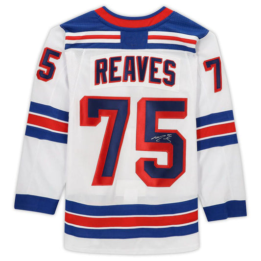 NY.Rangers #75 Ryan Reaves   White Stitched American Hockey Jerseys