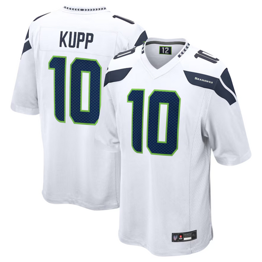 S.Seahawks #10 Cooper Kupp Player White Replica Game Football Jerseys